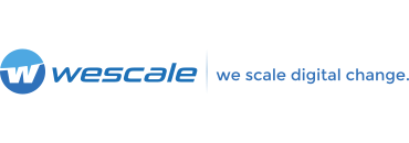 wescale Logo mit Claim quer