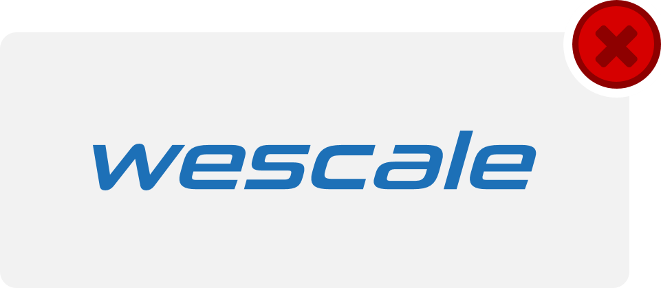 wescale Logo Hinweis 14